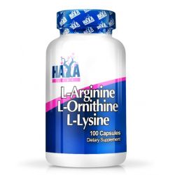 L-arginine, l-ornithine, l-lysine - 100 caps