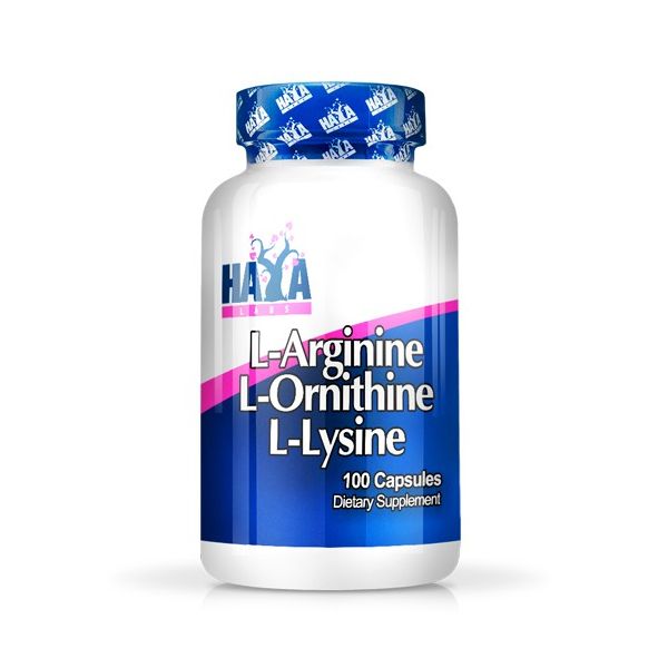 L-arginine, l-ornithine, l-lysine - 100 caps