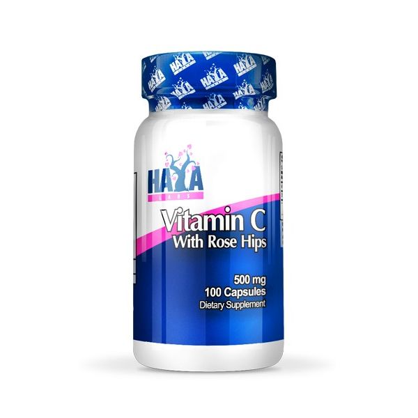 Vitamin c with rose hips 500mg - 100 caps