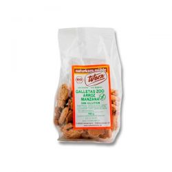 Rice crackers zoo apple free gluten werz - 150g