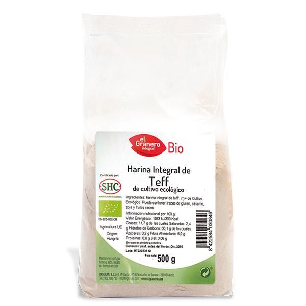 Integral teff flour bio - 500 g