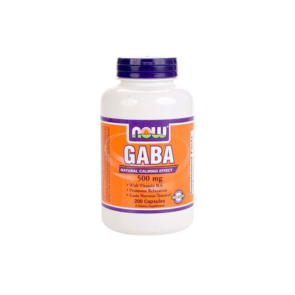 NOW Gaba + Vit B6 - 100 tabletes