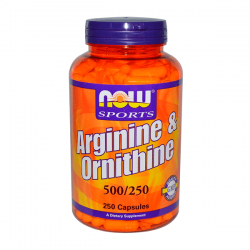Arginine & Ornithine 500/250mg - 250 Caps