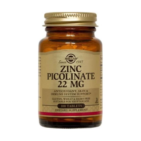 Zinc Picolinate 22mg - 100  tabs