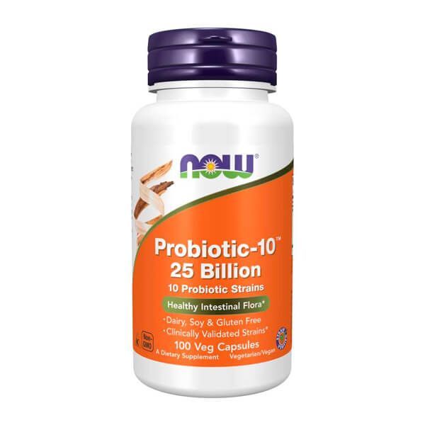 Probiotic-10 25 Billion - 100 Cápsulas vegetales