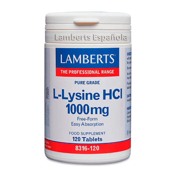 L-lysine - 120 tabs