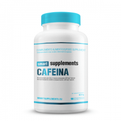 Caffeine 200mg em 100 capsules complemento alimentar de cafeína de Smart Supplements