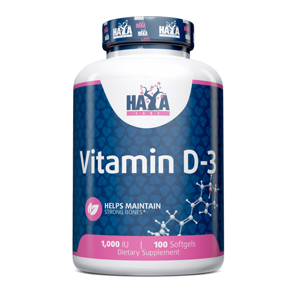 Vitamina D3 1000IU - 100 Softgels