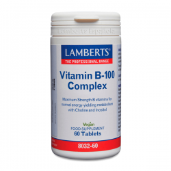 Complexo Vitamina B-100- 60 comprimidos - Lamberts