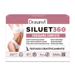 Siluet 360 pacote de 120 tablets suplemento da seção outros queimadores de gordura feito por Drasanvi