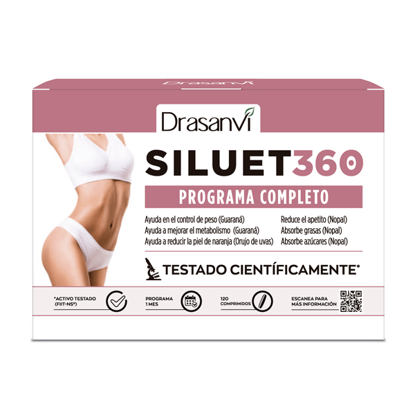 Siluet 360 pacote de 120 tablets suplemento da seção outros queimadores de gordura feito por Drasanvi