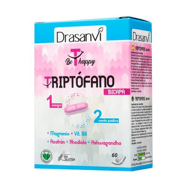 Tryptophan bilayer em 60 tablets de Drasanvi suplemento da seção outros aminoacidos