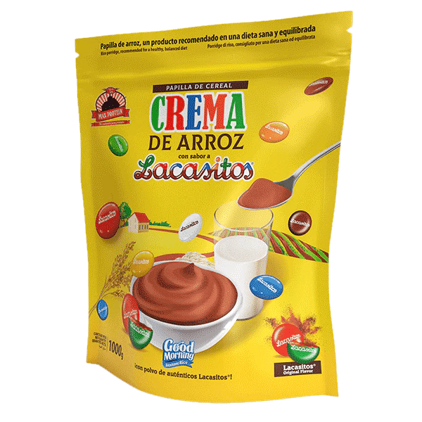 Rice cream lacasitos limited edition em 1kg na seção de farinha de arroz feito por Max Protein