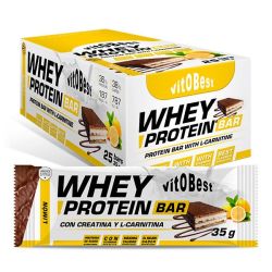 Whey Protein + L-Carnitina Bar feito por VitoBest da seção barrinhas de proteína
