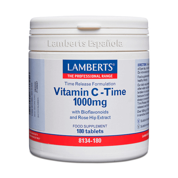 Vitamin c em time 1000mg do fabricante Lamberts suplemento de vitamina c