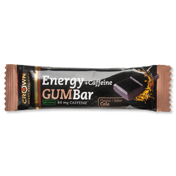 Energy gum bar with caffeine apresentação de 30g da marca Crown Sport da seção barrinhas de carboídratos