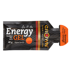 Energy gel de 40g da marca Crown Sport - gels e barrinhas