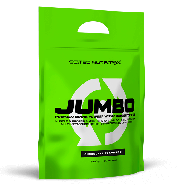 Jumbo de 6,6kg complemento alimentar de ganhadores de peso feito por Scitec Nutrition