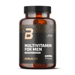 Multivitamin for men from organic sources em 60 tablets suplemento da seção complexos multivitaminico da marca Biotech USA