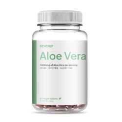 Aloe vera pacote de 60 vegan tablets por Beverly Nutrition na seção de digestivos