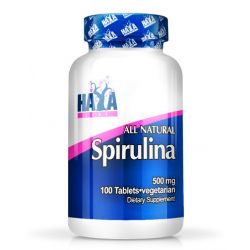 All natural spirulina 500mg - 100 tablets vegetarian