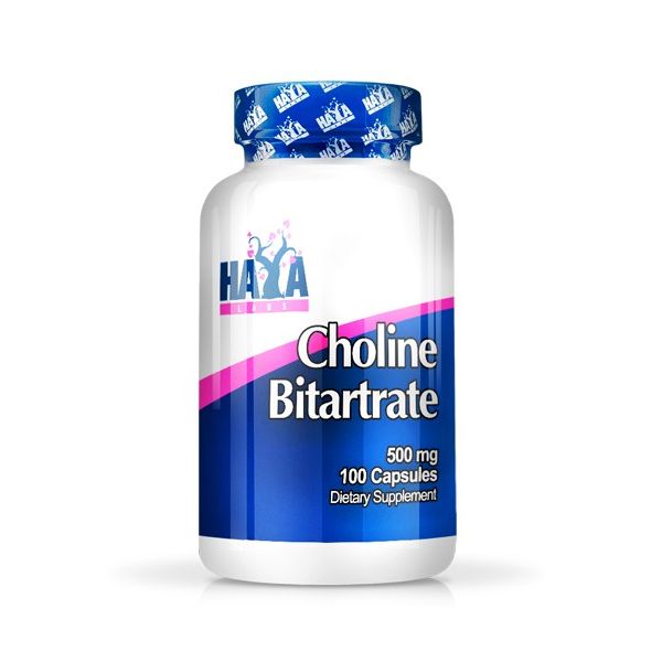 Choline bitartrate 500mg - 100 caps